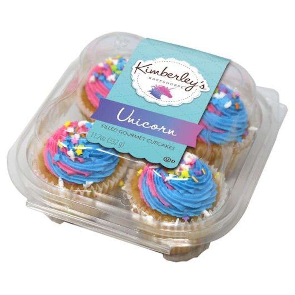 Kimberleys Bakeshoppe Unicorn Filled Gourmet Cupcake, 11.5 Ounce -- 12 per case