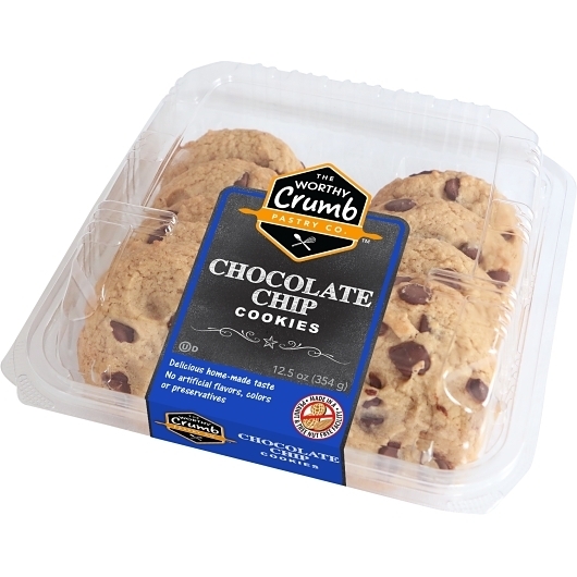 The Worthy Crumb Chocolate Chip Cookies, 12.5 Ounce -- 15 per case