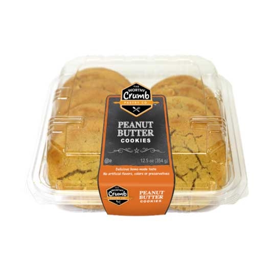 The Worthy Crumb Peanut Butter Cookie, 11.7 Ounce -- 15 per case