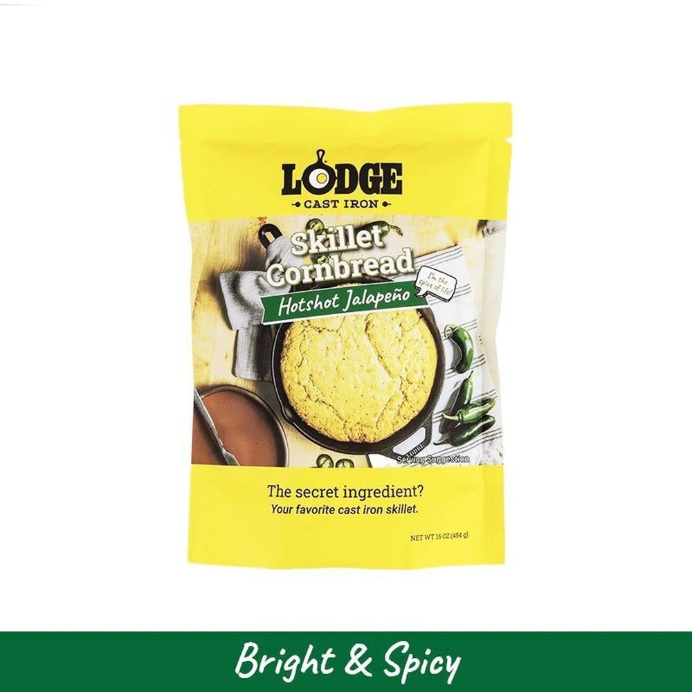 Lodge Hotshot Jalapeno Skillet Cornbread Mix, 1.20 Pound -- 8 per case