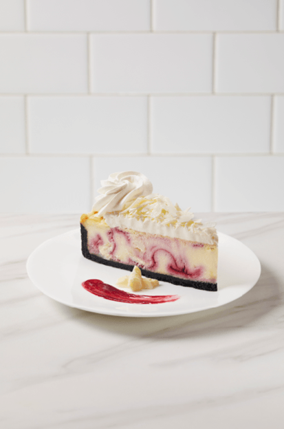 The Cheesecake Factory Bakery 10 Inch White Chocolate Raspberry Cheesecake, 80 ounce -- 2 per case