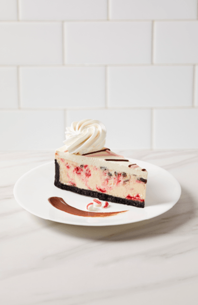 The Cheesecake Factory Bakery 10 inch Peppermint Cheesecake, 80 Ounce -- 2 per case