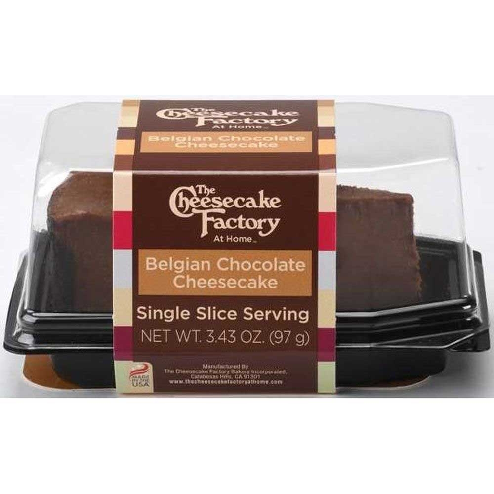 Cheesecake Factory At Home Single Slice Belgian Chocolate Cheesecake, 3.43 Ounce -- 12 per case