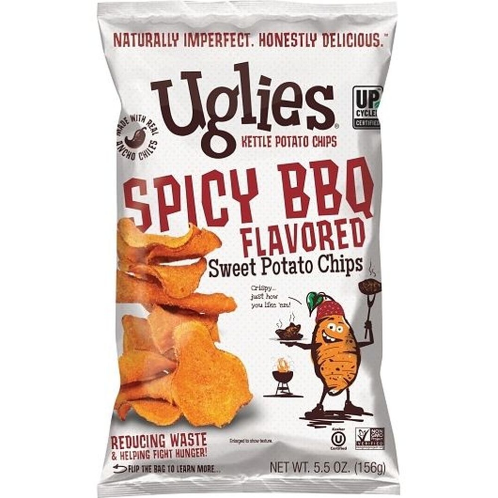 Uglies Spicy Bbq Sweet Potato Kettle Chips, 5.5 Ounce -- 12 per case