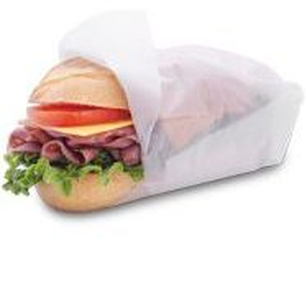 Bagcraft SW912 White Dry Wax Paper Wrap and Liner, 9 x 12 inch -- 6000 per case.