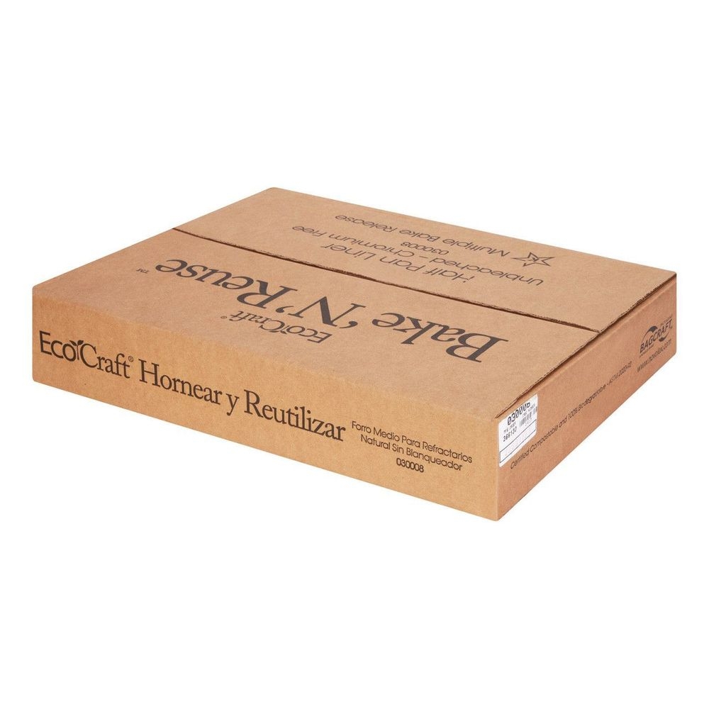 Bagcraft EcoCraft Bake N Reuse Half Pan Liner, 12.13 x 16.38 inch -- 1000 per case.