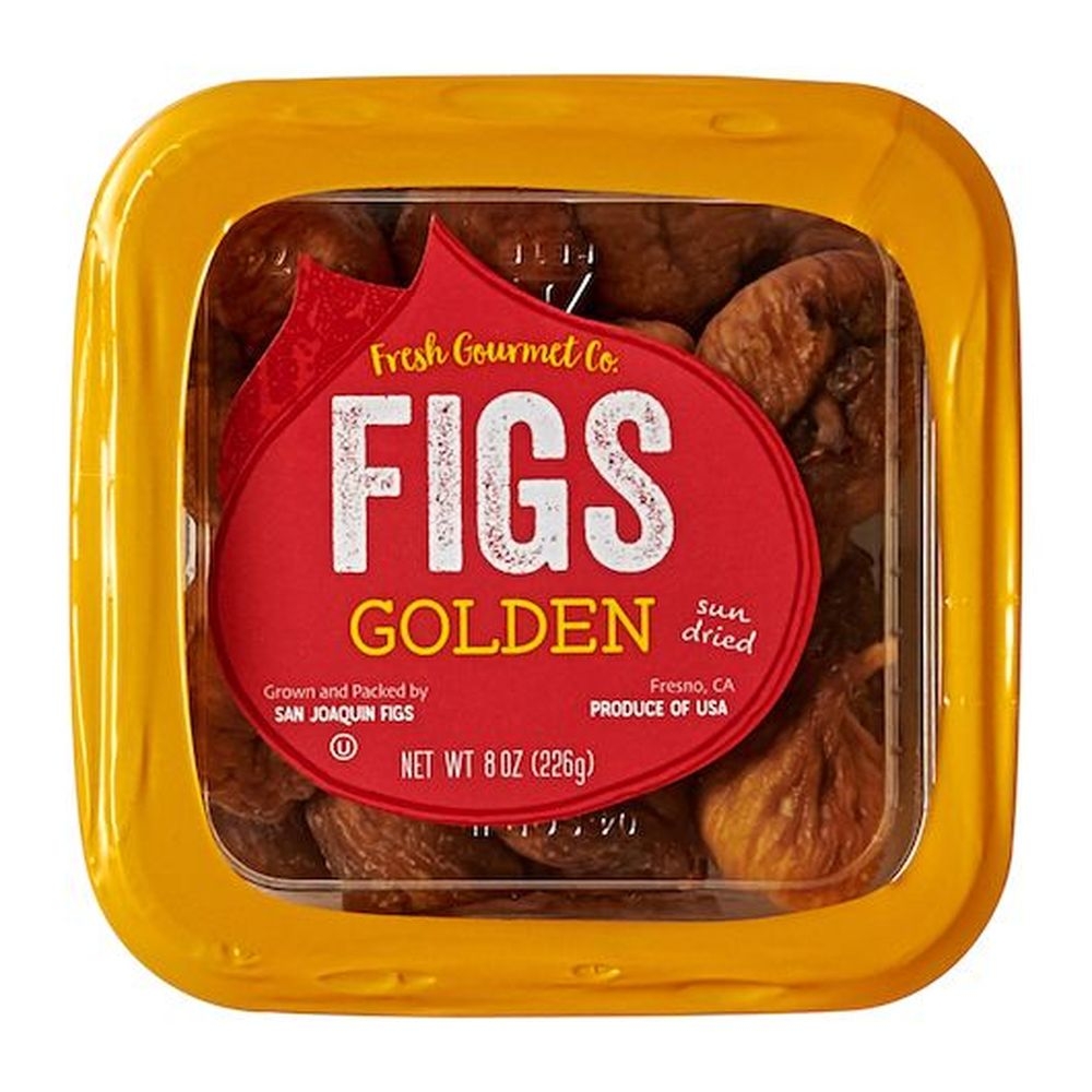 Fresh Gourmet Golden Figs, 8 Ounce Tub -- 12 per case
