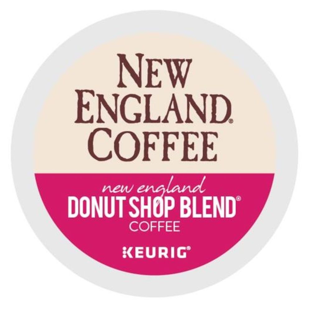 New England Donut Shop Blend K-Cup Coffee Pod, 24 count -- 4 per case