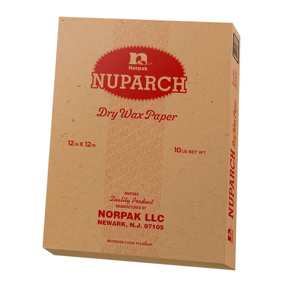 Norpak Nuparch 12 x 12 inch Dry Wax Paper, 10 Pound -- 5 per case