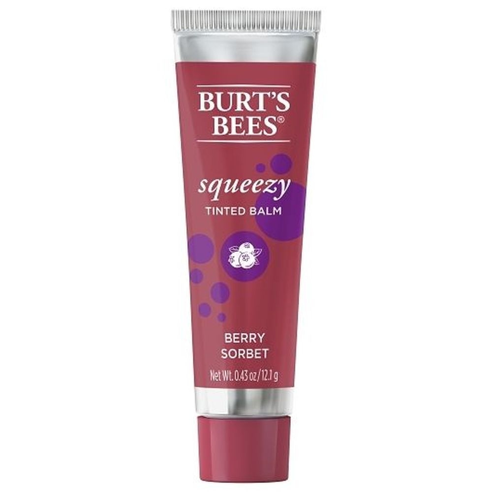 Burts Bees Squeezy Wax Berry Sorbet Tinted Lip Balm, 0.43 Ounce -- 36 per case