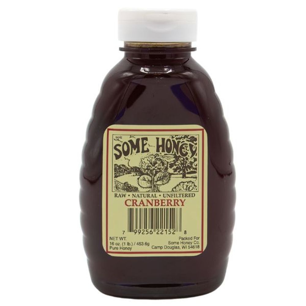 Some Honey Cranberry Blossom Honey, 16 Ounce -- 12 per case