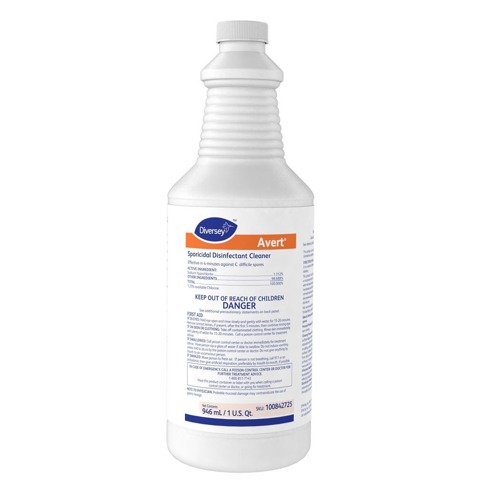 Avert Tab Sporicidal Disinfectant Cleaner, 32 Ounce - 12 per case