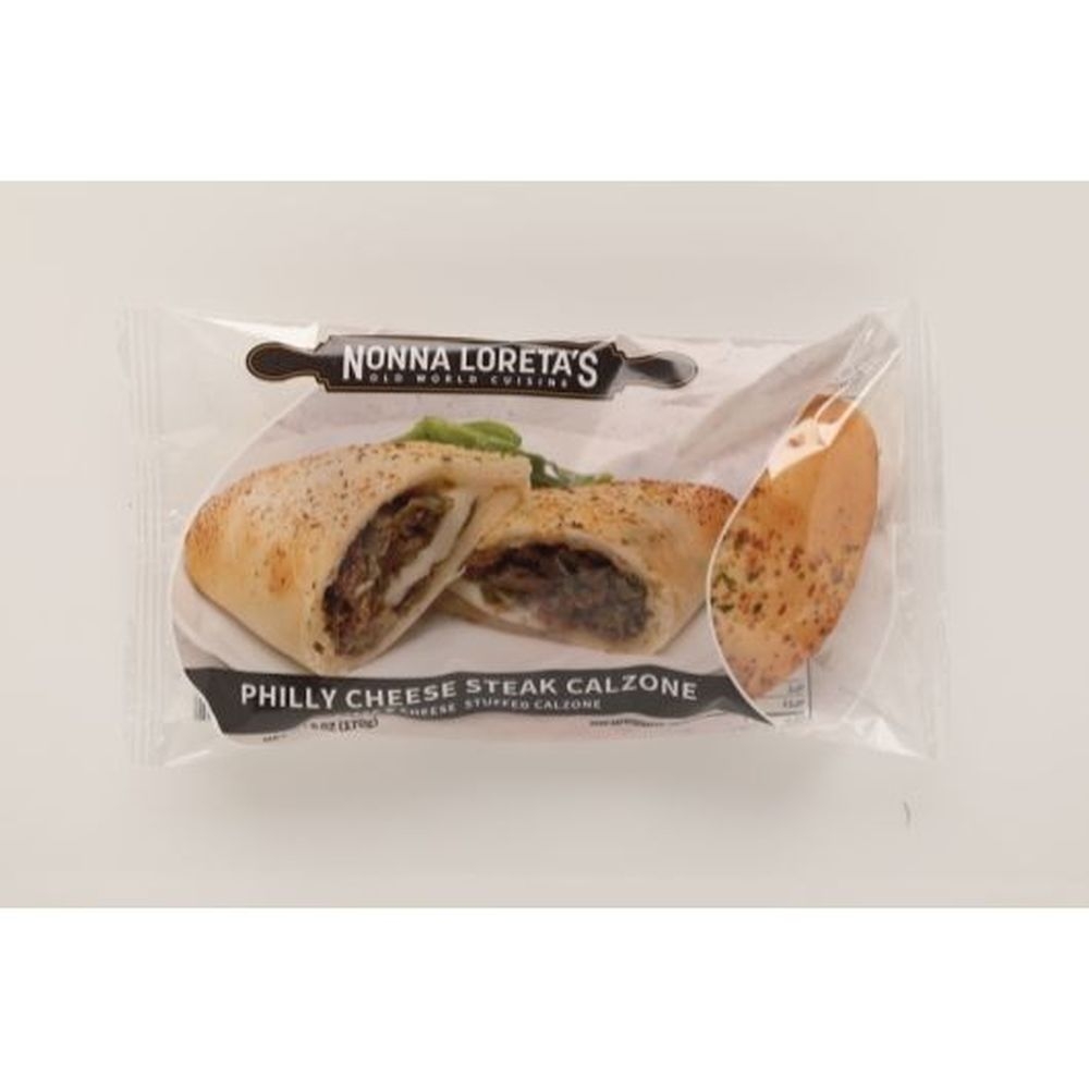 Nonna Loretas Philly Steak and Cheese Calzone, 6 Ounce -- 12 per case
