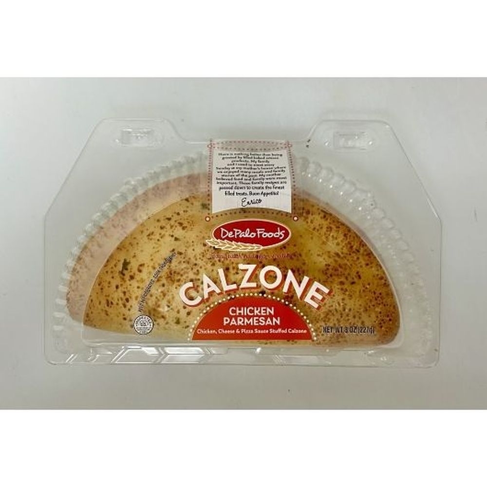 Depalo Foods Chicken Parmesan Calzone, 8 Ounce - 12 per case