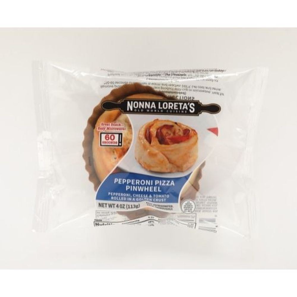 Nonna Loretas Pepperoni Pizza Pinwheel, 4 Ounce -- 16 per case
