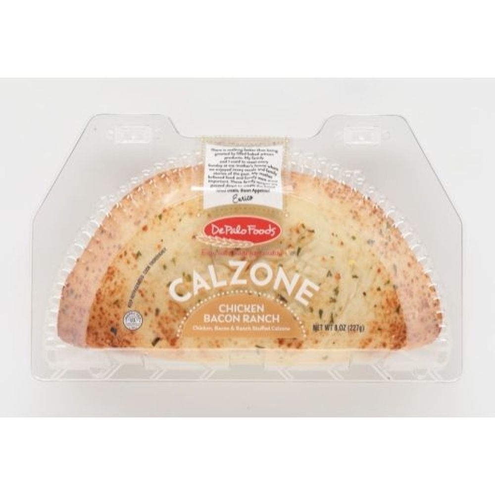 Depalo Foods Chicken Bacon Ranch Calzone, 8 Ounce -- 12 per case