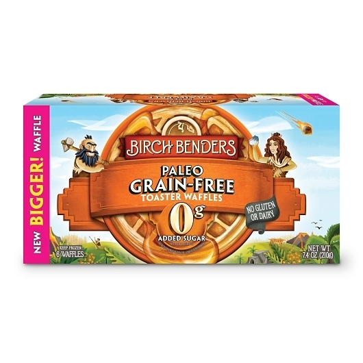 Birch Benders Paleo Grain-Free Toaster Waffle, 7.4 Ounce -- 8 per case