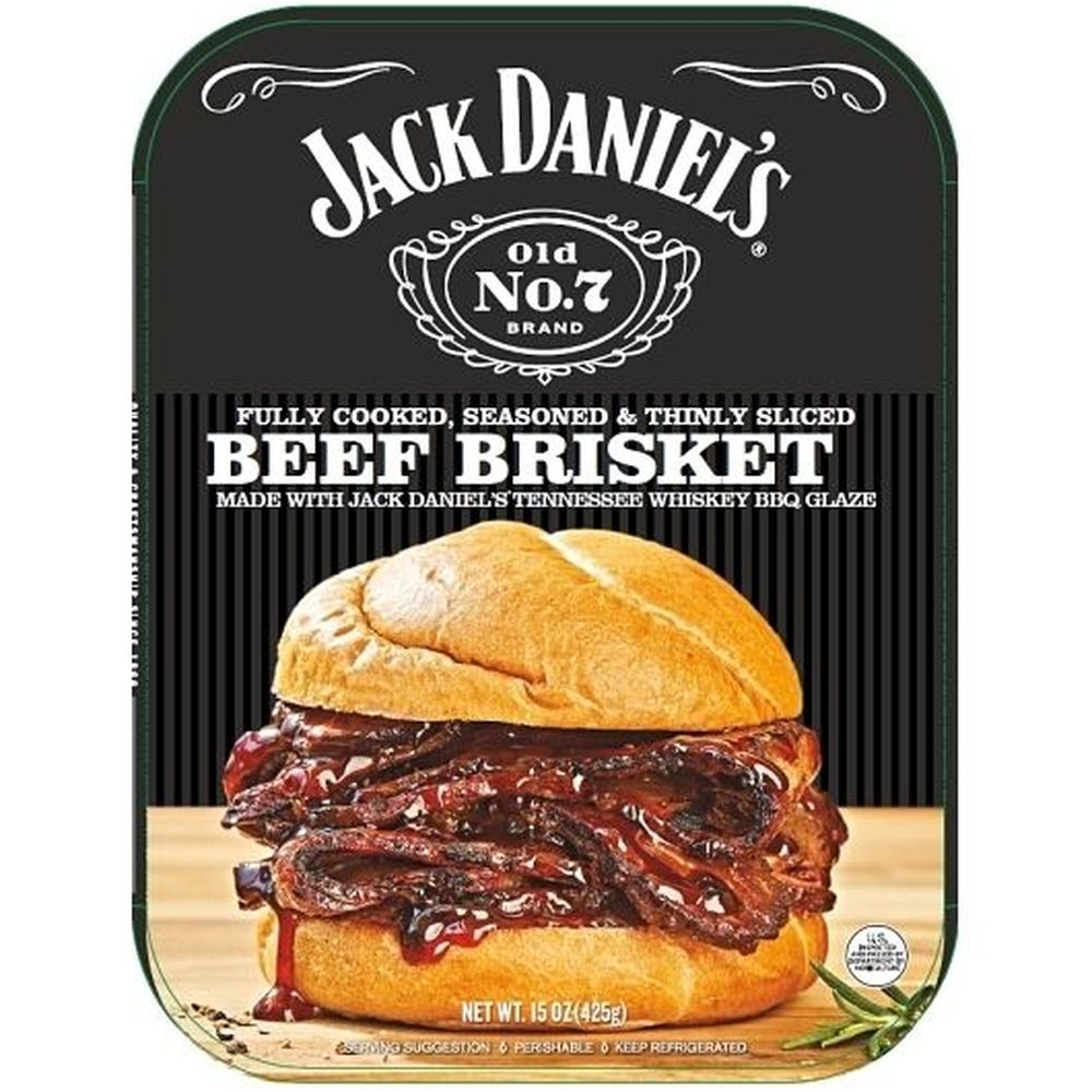 Jack Daniels Fully Cooked Seasoned and Thinly Sliced Beef Brisket, 15 Ounce - 6 per case