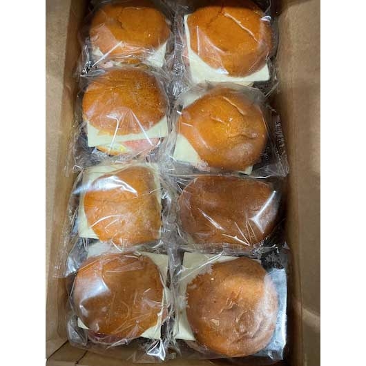 Oak Stove Kitchens Brioche Egg Cheese and Bacon Sandwich - 32 count per pack -- 1 pack