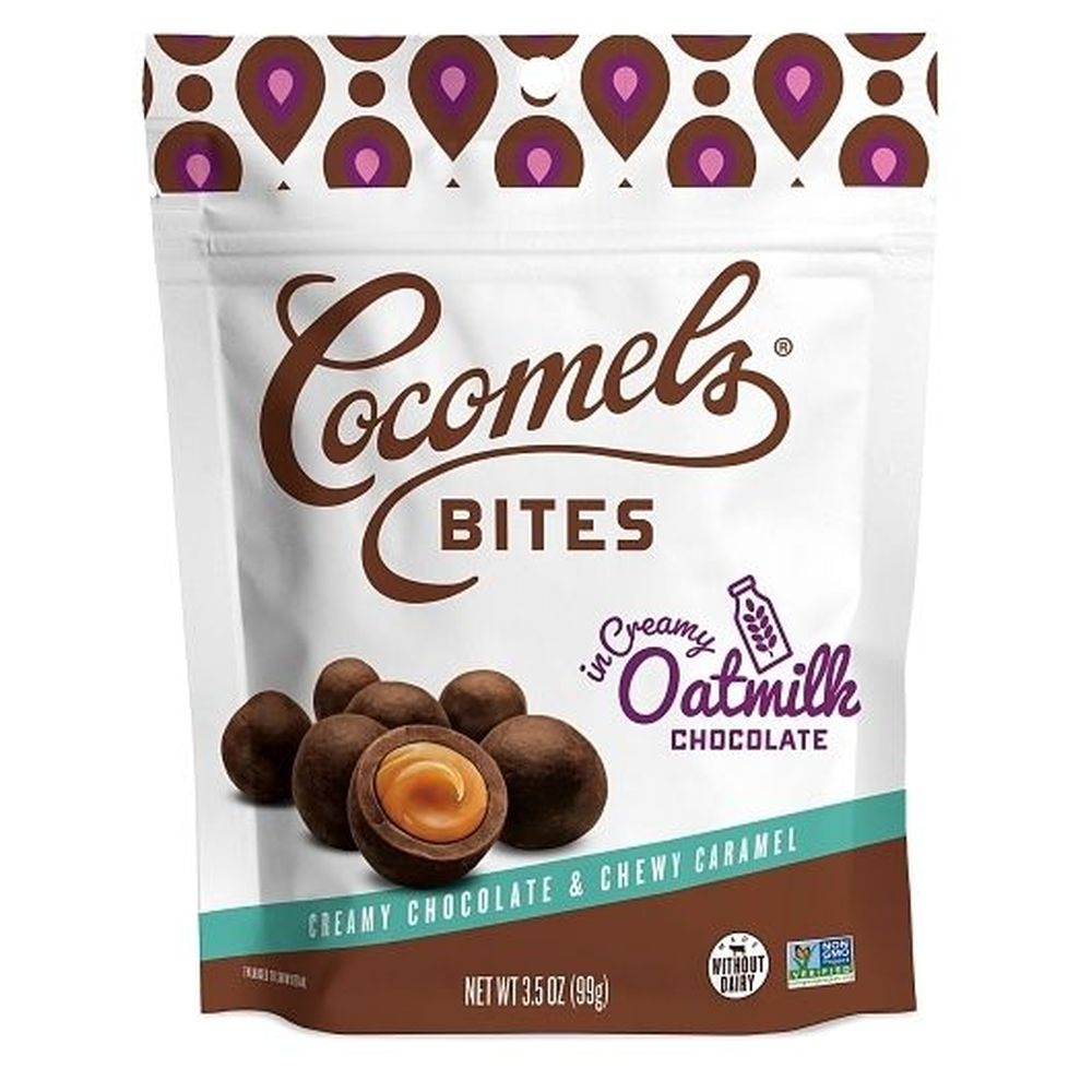 Cocomels Oatmilk Chocolate Covered Bites, 3.5 Ounce Bag -- 6 per case