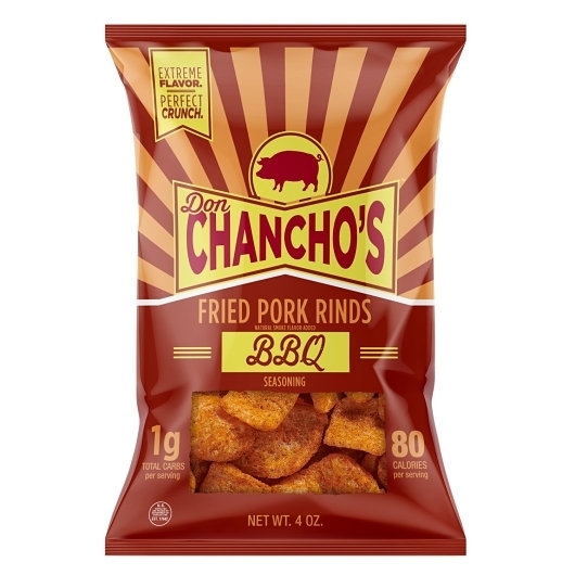 Bacon Curls Bbq Pork Rinds, 4 Ounce -- 6 per case