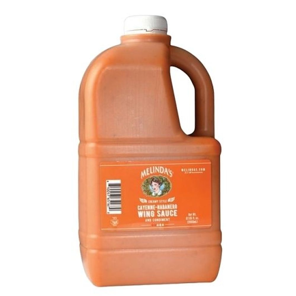 Melindas Creamy Style Cayenne Habanero Wing Sauce, 0.5 Gallon - 4 per case