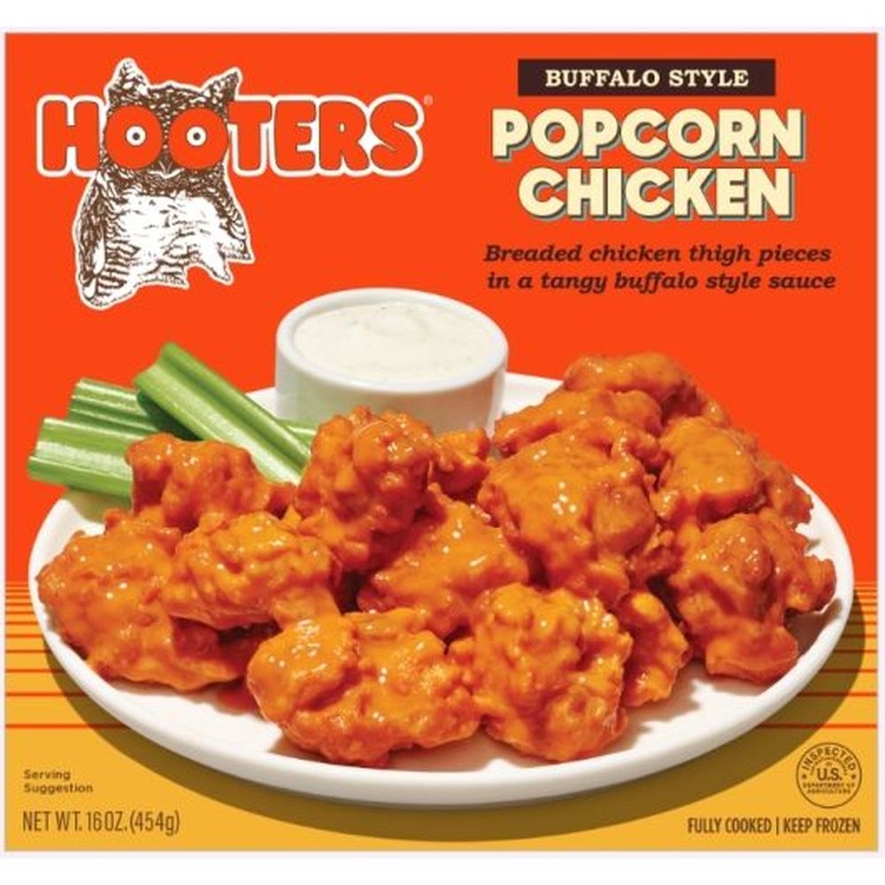 Hooters Buffalo Style Popcorn Chicken, 16 Ounce - 8 per case