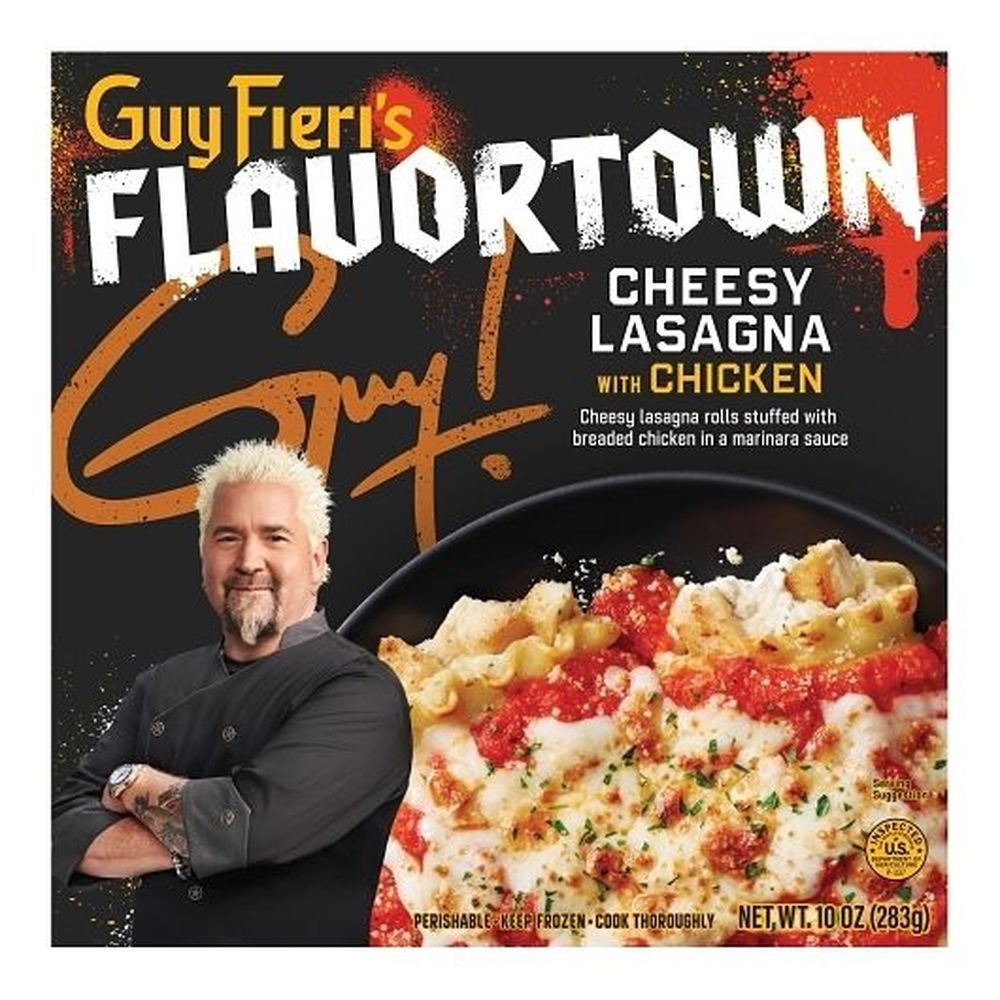 Guy Fieri Cheesy Lasagna with Chicken, 10 Ounce -- 8 per case