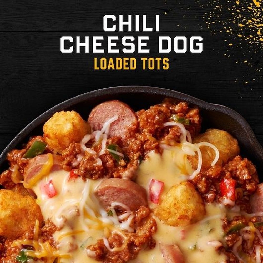 Guy Fieri Chili Cheese Dog Loaded Tots, 9.5 Ounce -- 8 per case