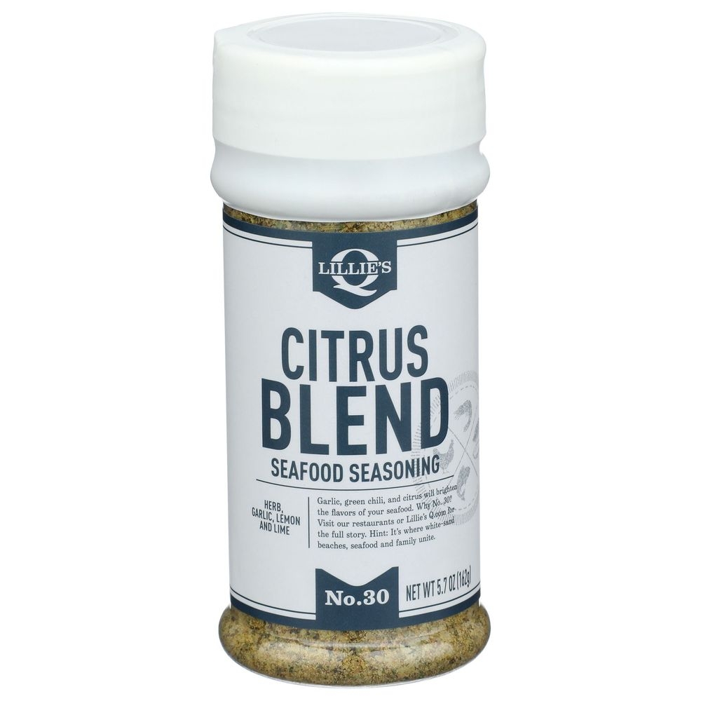 Lillies Q No.30 Citrus Blend Seafood Seasoning, 5.7 Ounce -- 6 per case