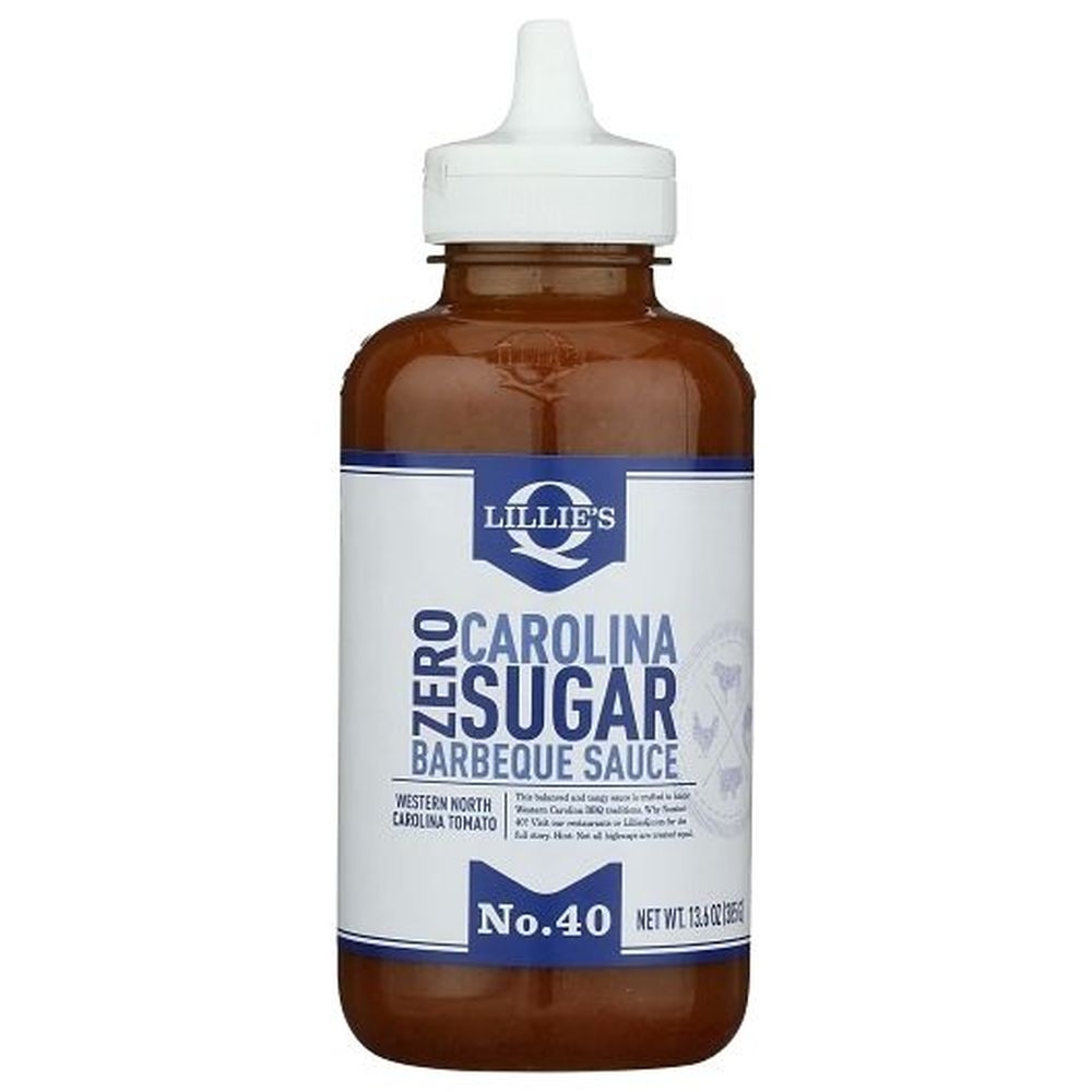 Lillies Q Zero Sugar Carolina Barbeque Sauce, 13.6 Ounce -- 6 per case