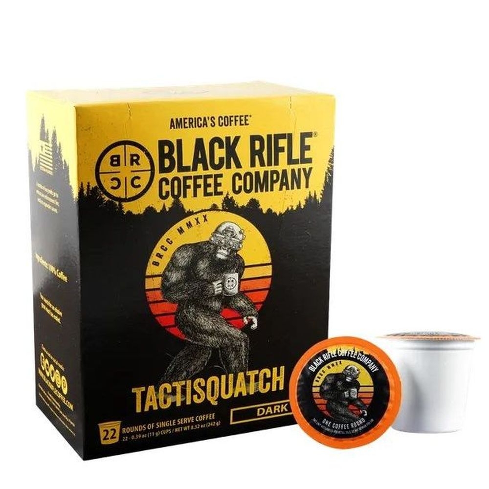 Black Rifle Tactisquatch Dark Roast Single Serve K-Cup Pod, 22 count -- 4 per case