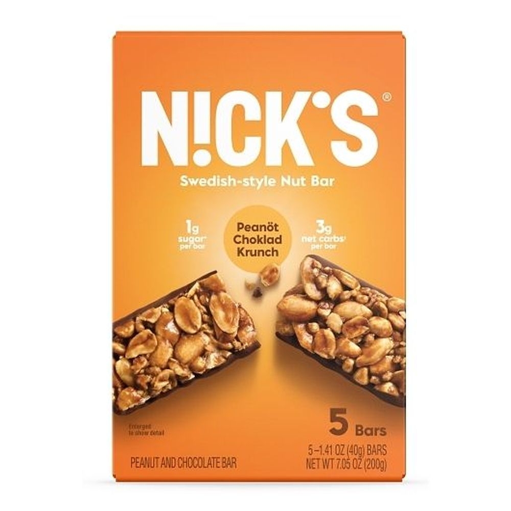 Nicks Milk Chocolate and Peanuts Bar, 7.05 Ounce -- 6 per case