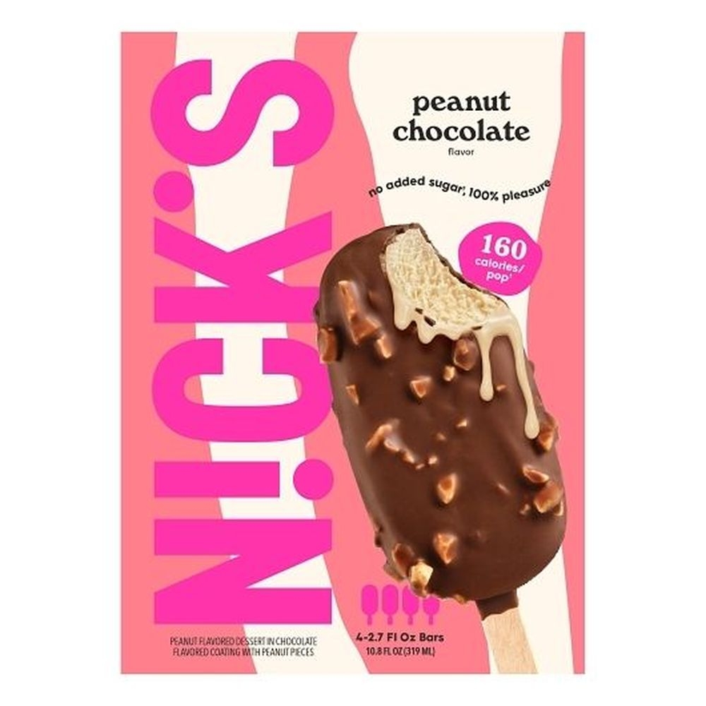 Nicks Peanot Choklad Krunch Swedish-Style Pops, 10.8 Fluid Ounce -- 9 per case