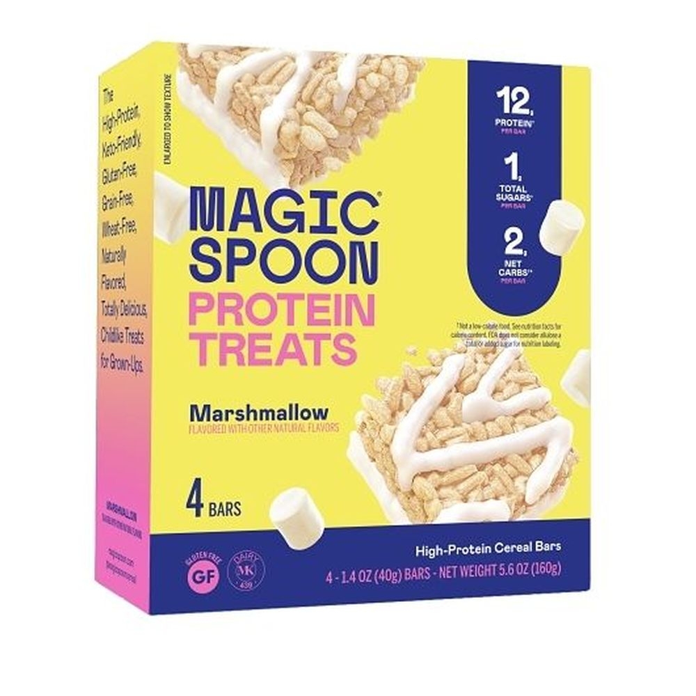 Magic Spoon Marshmallow High Protein Cereal Treats, 5.6 Ounce -- 6 per case