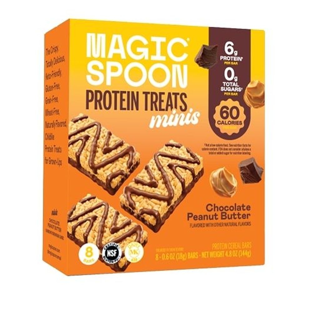 Magic Spoon Chocolate Peanut Butter Protein Treats, 4 Ounce -- 6 per case