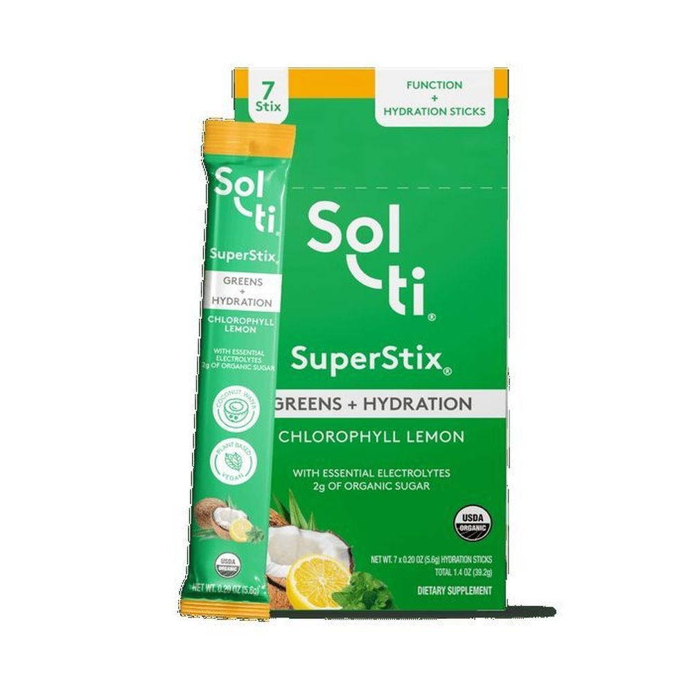 Superstix Greens Plus Chlorophyll Lemon Hydration Stick, 39.7 Gram - 12 per case