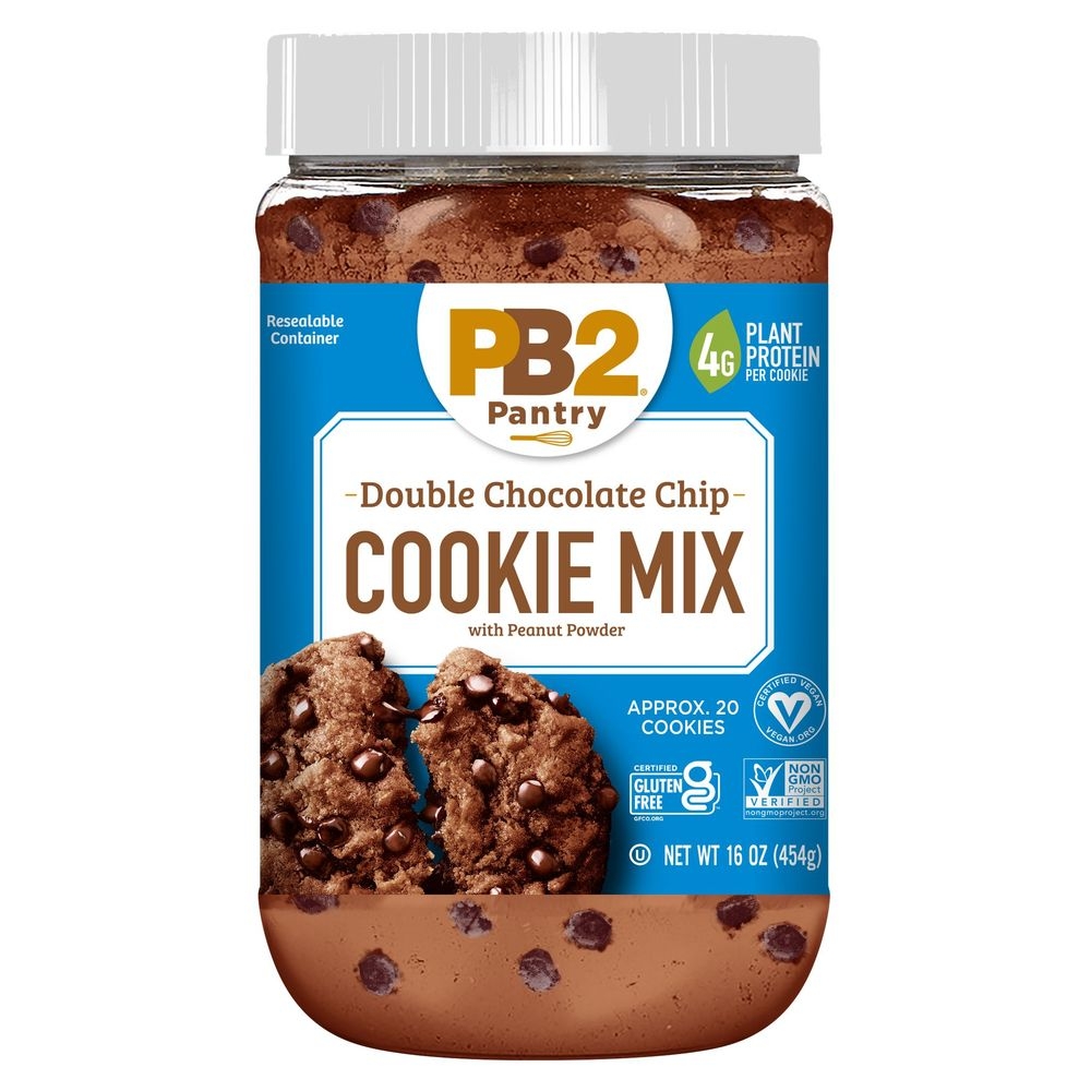 Pb2 Foods Pantry Double Chocolate Chip Cookie Mix, 16 Ounce -- 6 per case