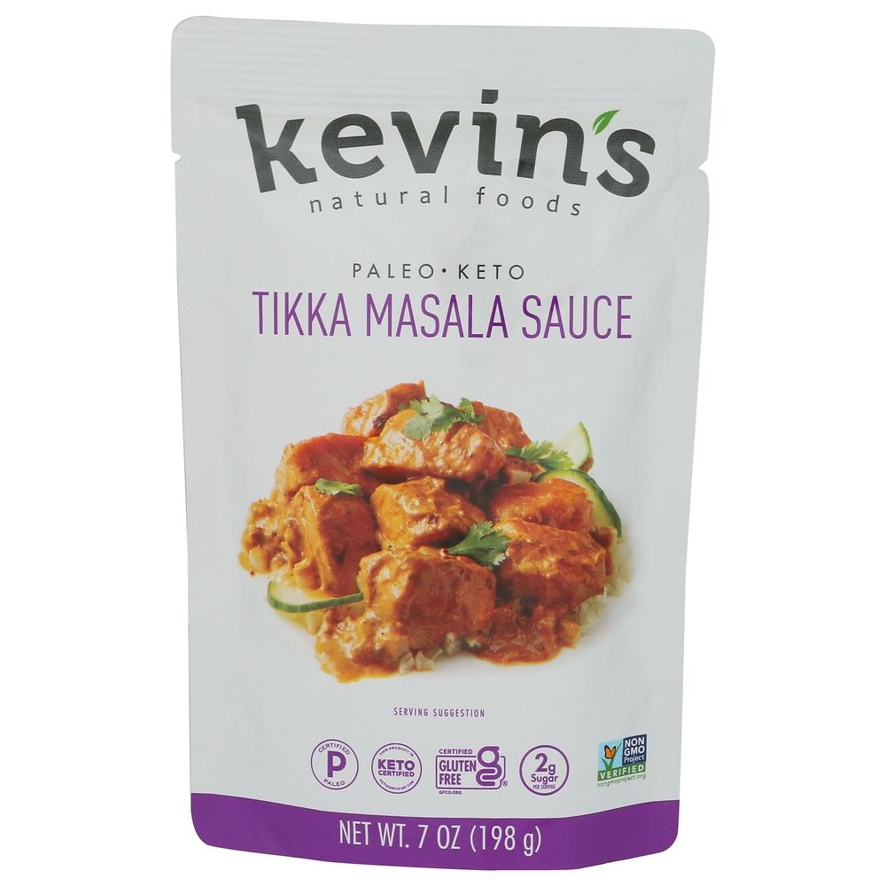 Kevins Natural Foods Tikka Masala Sauce, 7 Ounce -- 12 per case