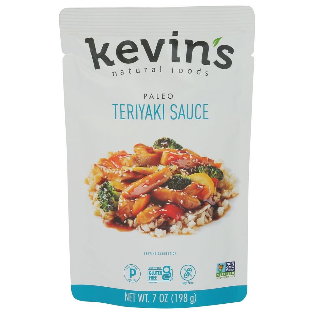 Kevins Natural Foods Teriyaki Sauce, 7 Ounce -- 12 per case