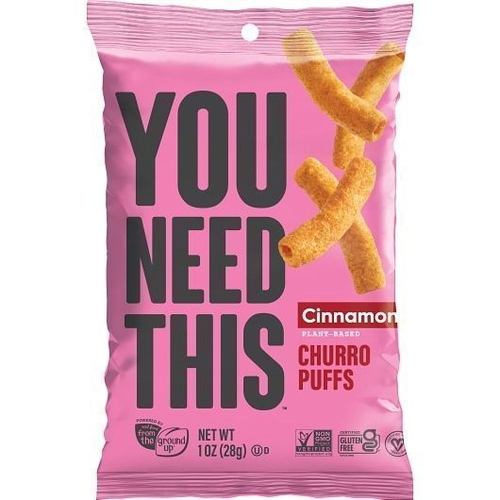 You Need This Cinnamon Churro Puffs, 1 Ounce -- 8 per case