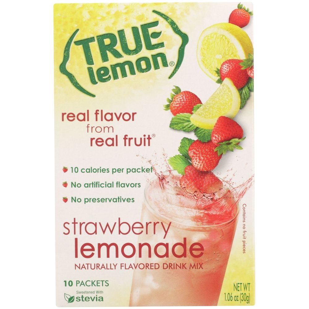 True Citrus Strawberry Lemonade Drink Mix, 1.06 Ounce -- 12 per case