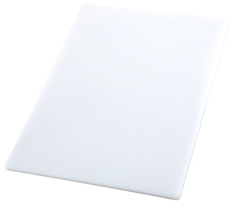 Winco White Cutting Board, 18 x 24 x 1 inch -- 4 per case