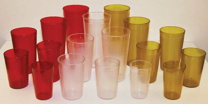 Winco Red Tumbler, 8 Ounce -- 72 per case
