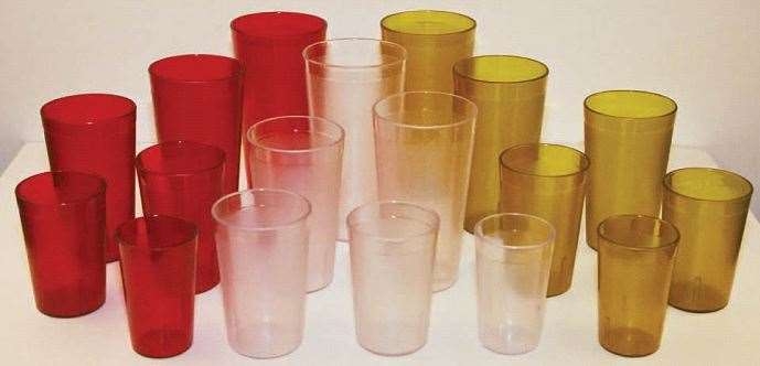 Winco Amber Tumbler, 9.5 Ounce -- 72 per case