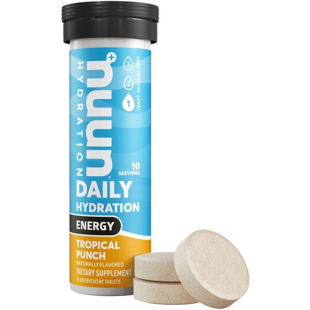 Nuun Energy Tropical Punch Electrolyte Tablets with Caffeine, 1.94 Ounce - 48 per case