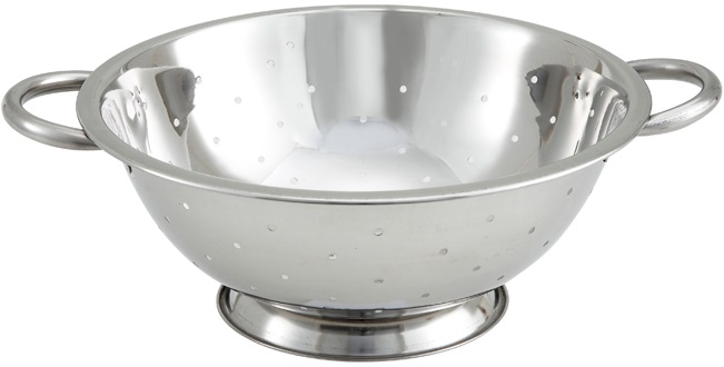 Winco Stainless Steel Colander, 5 Quart -- 24 per case