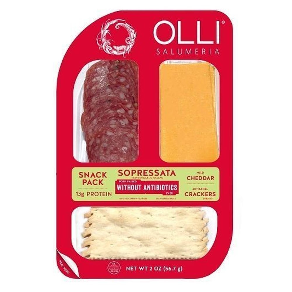 Olli Salumeria Salami and Cheddar Snack Pack, 2 Ounce -- 10 per case