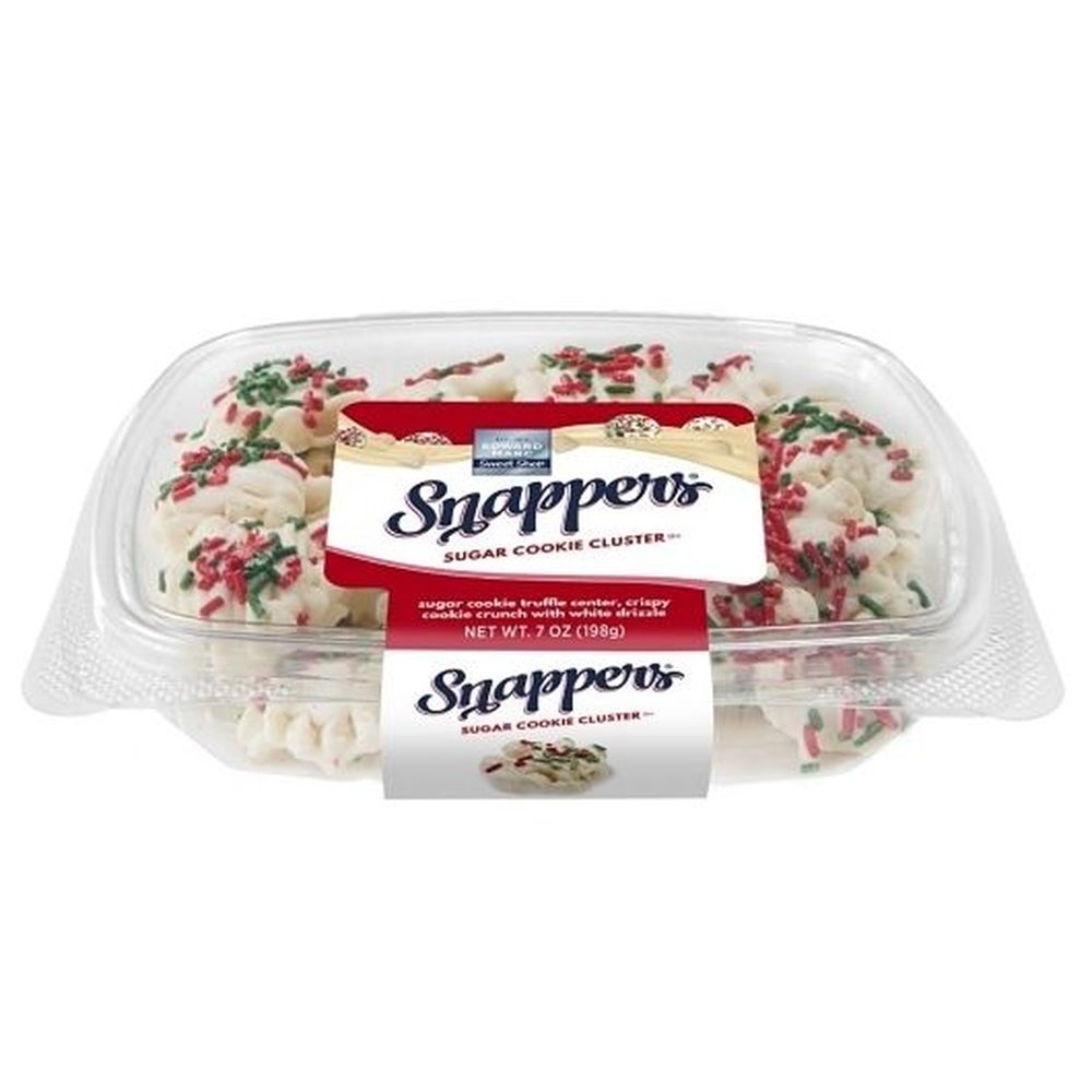 Snappers Holiday Sugar Cookie Cluster, 7 Ounce -- 12 per case