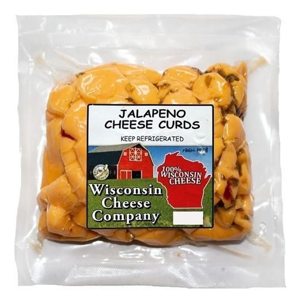 Wisconsin Cheese Company Jalapeno Cheese Curds, 10 Ounce -- 12 per case